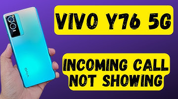 Vivo Y76 5G Incoming Call Issue || Vivo incoming call not showing on home screen problem {V2124}