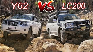 Nissan Patrol Y62 vs Toyota Land Cruiser LC200 4x4 Challenge