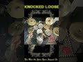 Full video on my channel. Go check it out. Thanks 🤘#knockedloose