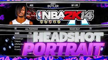 LATEST HEADSHOT PORTRAIT FOR NBA2K14 (2K24 VERSION UPDATED)