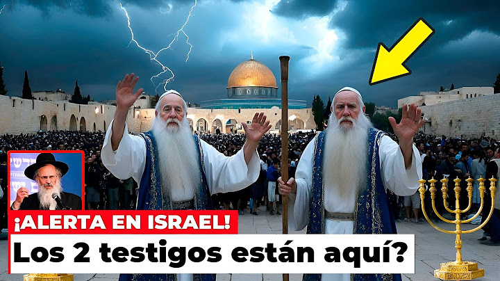 ¡Alerta Mundial! Ellos Son los DOS Testigos del Apocalipsis