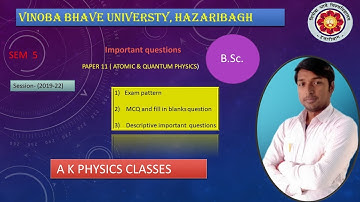 Paper 11 important questions◆ VBU Hazaribag ◆ Sem 5 ◆ Session (2019-22) ◆