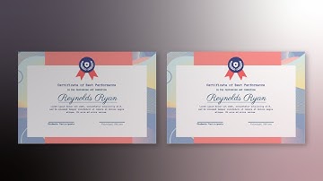 Free Certificate Design Make an ART Competition Best Performance Certificate using VP InfoART Free