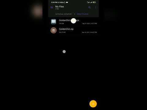 Golden Dictionary Install طريقة تثبيت