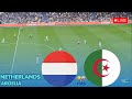 Netherlands vs Algeria • International Friendly Pre-World Cup 2026 • PES 2021 Match Simulation