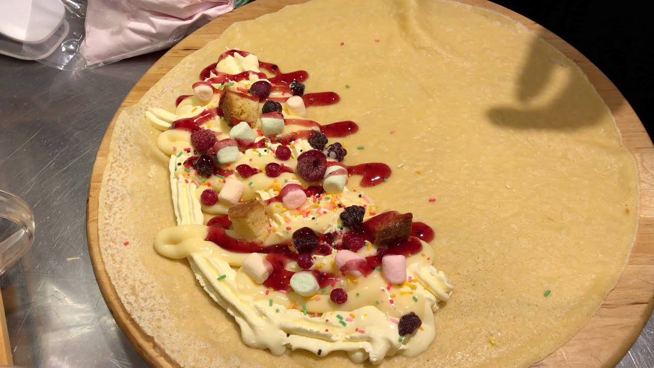 ゆめかわクレープ職人 japanese street food - creamy crepe compilation ICE CREAM CREPE Compilation Tokyo Japan
