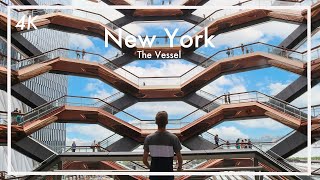 [4K] USA 🇺🇸 | New York🗽 Is the VESSEL OPEN?🗼 Walking the High Line☀️ Tour of Midtown NYC