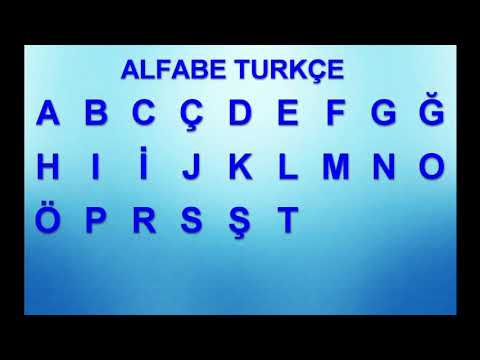 Belajar Bahasa Turki - Türkçe Alfabesi