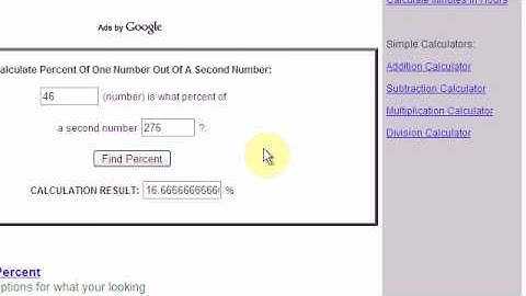 Find the Percentage!