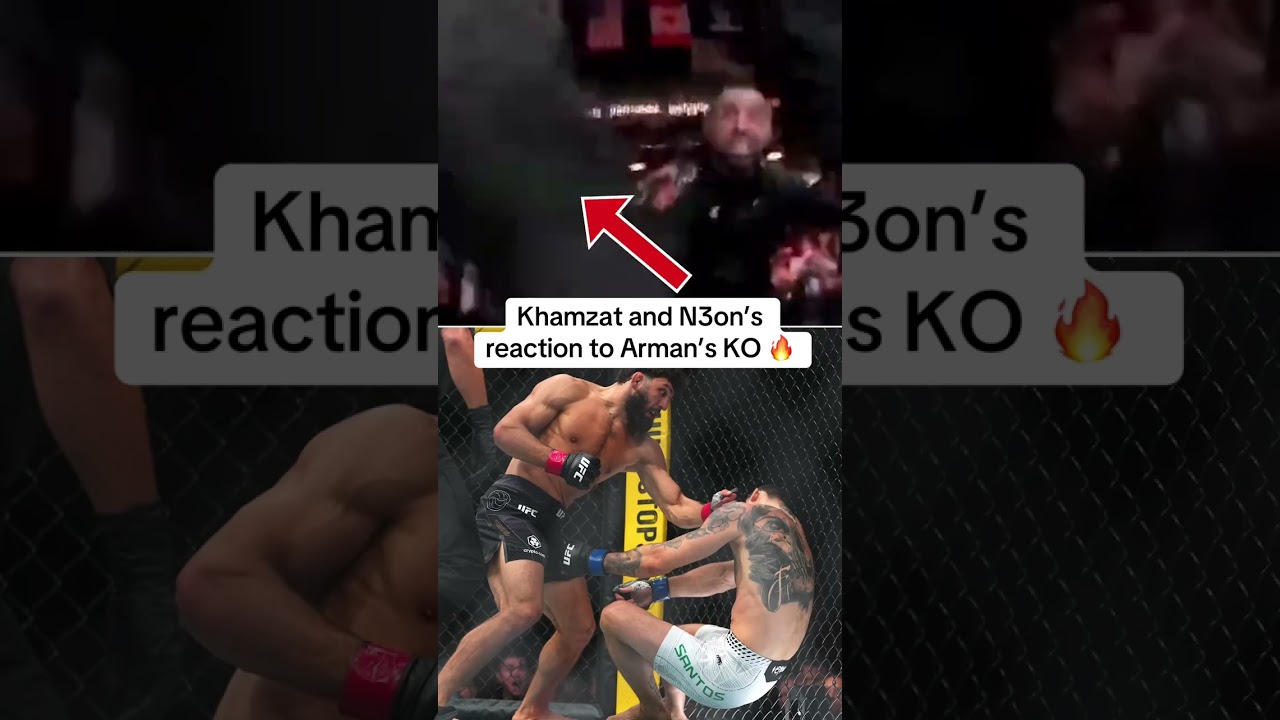 Arman’s corner was fired up 😮 #UFC331 (Courtesy of Paramount)
