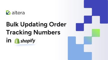 Updating Tracking Numbers for Shopify Orders in Bulk