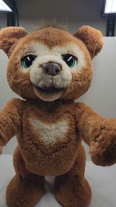 FurReal Cubby The Curious Bear Interactive Plush Toy 2019-2021  Working Moving making Sounds! Brown
