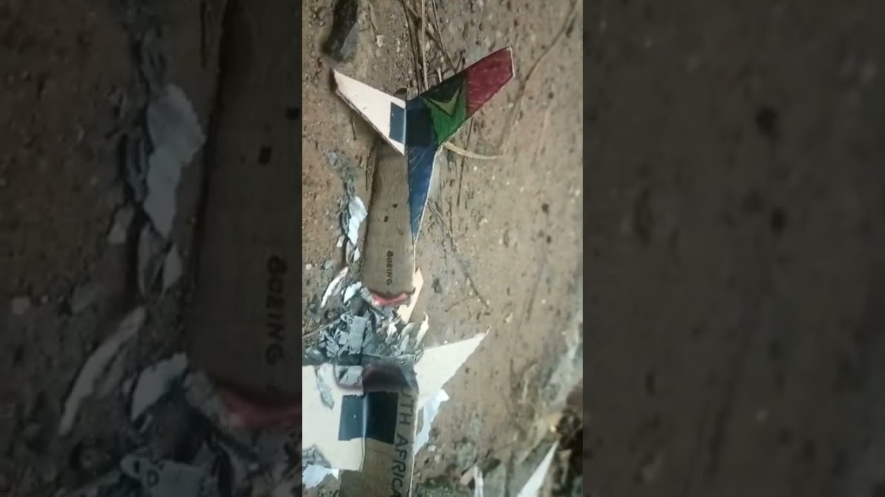 first cardboard plane accident! B737F south African cargo!