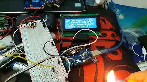 Đọc nhiệt độ - độ ẩm và xuất ra màn hình LCD