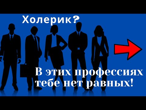 Какую профессию лучше выбрать холерику?