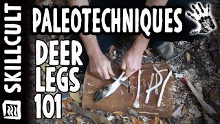 How I Process Deer Legs for Sinew, Skins, Bones, Hooves and Glue Stock