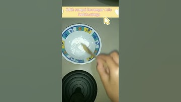 Thumbnail of Cara membuat masker wajah anak 2 bahan|masker wajah anak bedak+air|