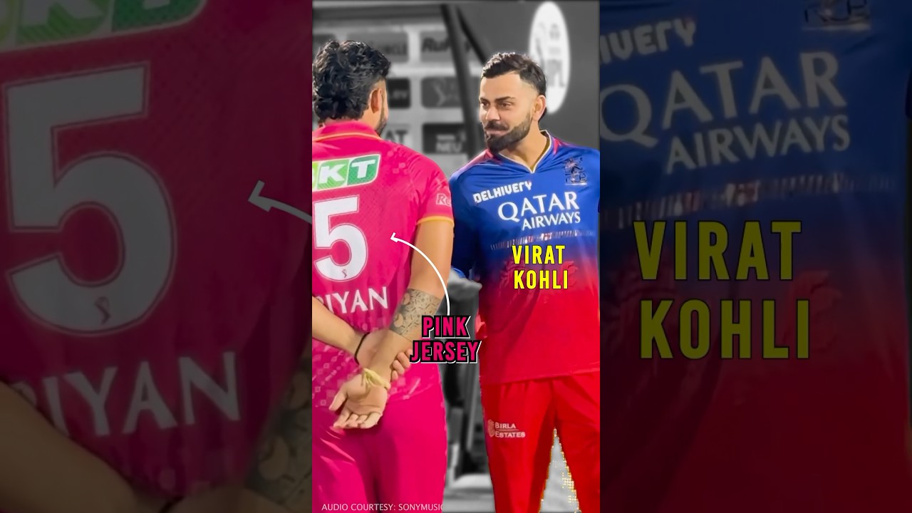 Why Rajasthan Royals wear Pink jersey against RCB😯😯 | RR vs RCB | 