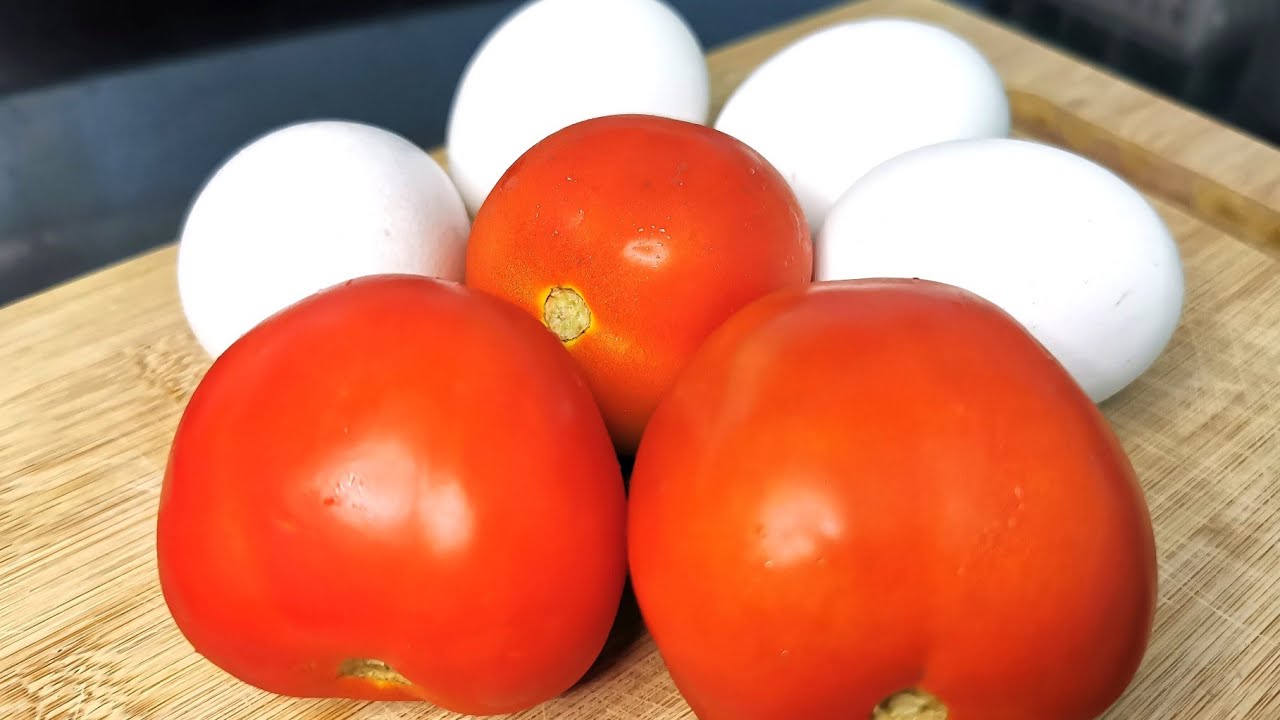 Try this super simple recipe on tomatoes and eggs! Healthy and quick recipe YouTube