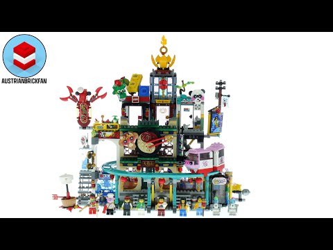 LEGO Monkie Kid 80036 The City of Lanterns - LEGO Speed Build Review