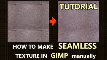How to Create a SEAMLESS TEXTURE in GIMP Manually in JUST 2 STEPS