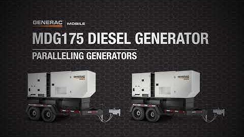 Paralleling Mobile Generators