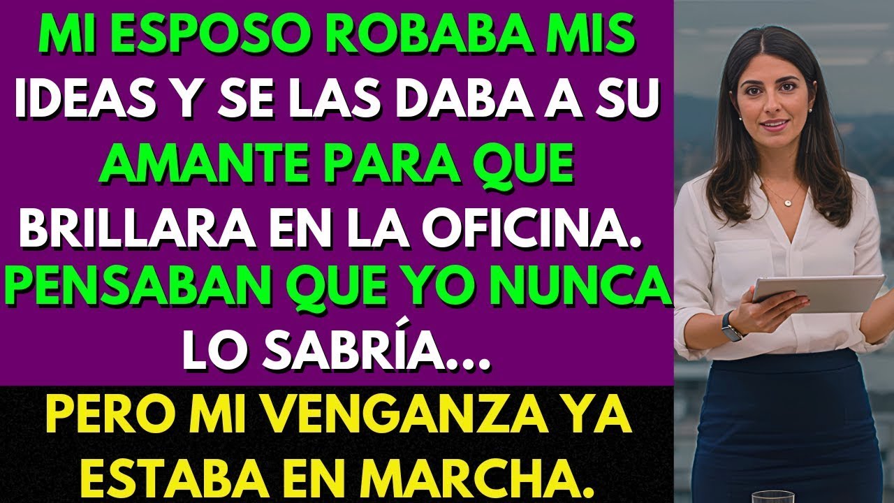 En La Oficina Mi Esposo Robaba Mis Proyectos para Su Amante y Acabaron Pagando Caro