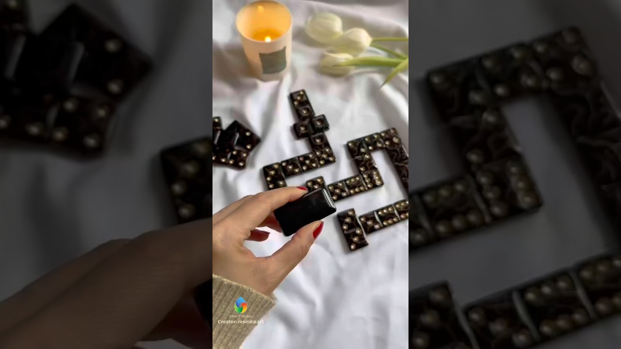Making a Domino Set with #CraftResin #EpoxyResin #ResinArt #ResinCraft #Epoxy #Resin #DIY #domino