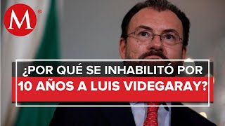 La SFP inhabilitó a Luis Videgaray por 10 años por mentir en su declaración patrimonial