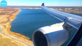 Brussels Airlines A330-300 BEAUTIFUL Approach, Landing and Taxi at New York JFK!