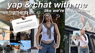 grwm *like we're on facetime* | getting real, fangirl chats, storytimes 🧖🏻‍♀️🛁💄