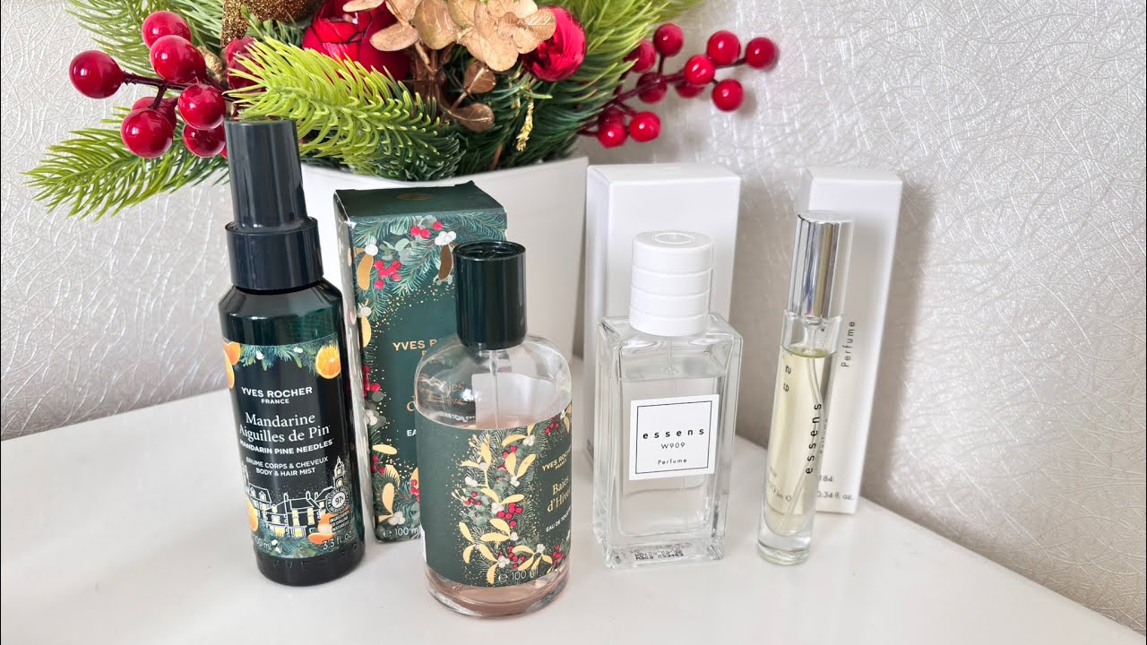 ПАРФЮМЫ от Yves Rocher (Mandarine, Baies d’Hiver) и Essens (Pink Molecule, Hugo Boss). ❤️