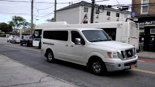 MTA Bus action: On Qm16, Q22 & Q53| 3504, 3523, 3234, 7451