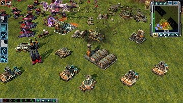 C&C3 Kanes Wrath Brutal Kill on unlimited Tib Map by Mattmester(hun voice)