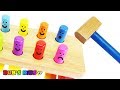 Learn Colors with Melissa & Doug Deluxe Pounding Bench Wooden Toy & Wood Hammer! Learn Colors with Melissa & Doug Deluxe Pounding Bench Wooden Toy & Wood Hammer!