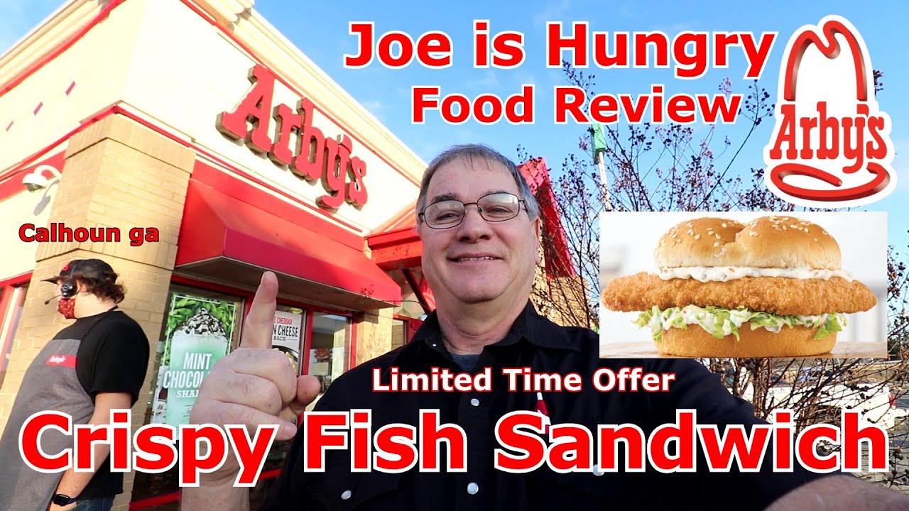 Arby's New Crispy Fish Sandwich Review | Limited Time Offer | Joe is Hungry 🐟🐟🐟🥪🥪🥪