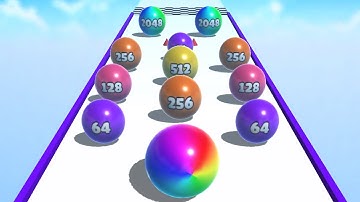 Ball Merge 2048 🟡🟢🔵 BIG UPDATE All Levels Gameplay Walkthrough Android, iOS MAX LEVELS