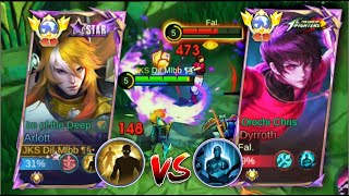 TUTORIAL ARLOTT VS DYRROTH OROCHI CRIS (INTENSE MATCH)!! WHO WILL WIN !? - MLBB