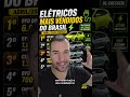 🚨 RANKING DOS ELÉTRICOS MAIS VENDIDOS 🚨