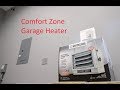 Comfort Zone Heater Install