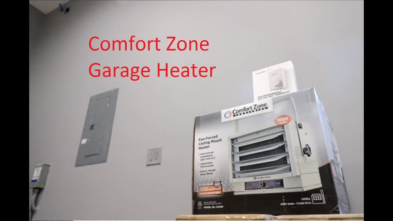 Comfort Zone Heater Install - YouTube