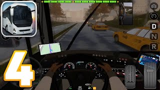 Bus Simulator : EVO - Walkthrough Gameplay Part 4 - Boston Route 1-3 (iOS, Android) screenshot 2