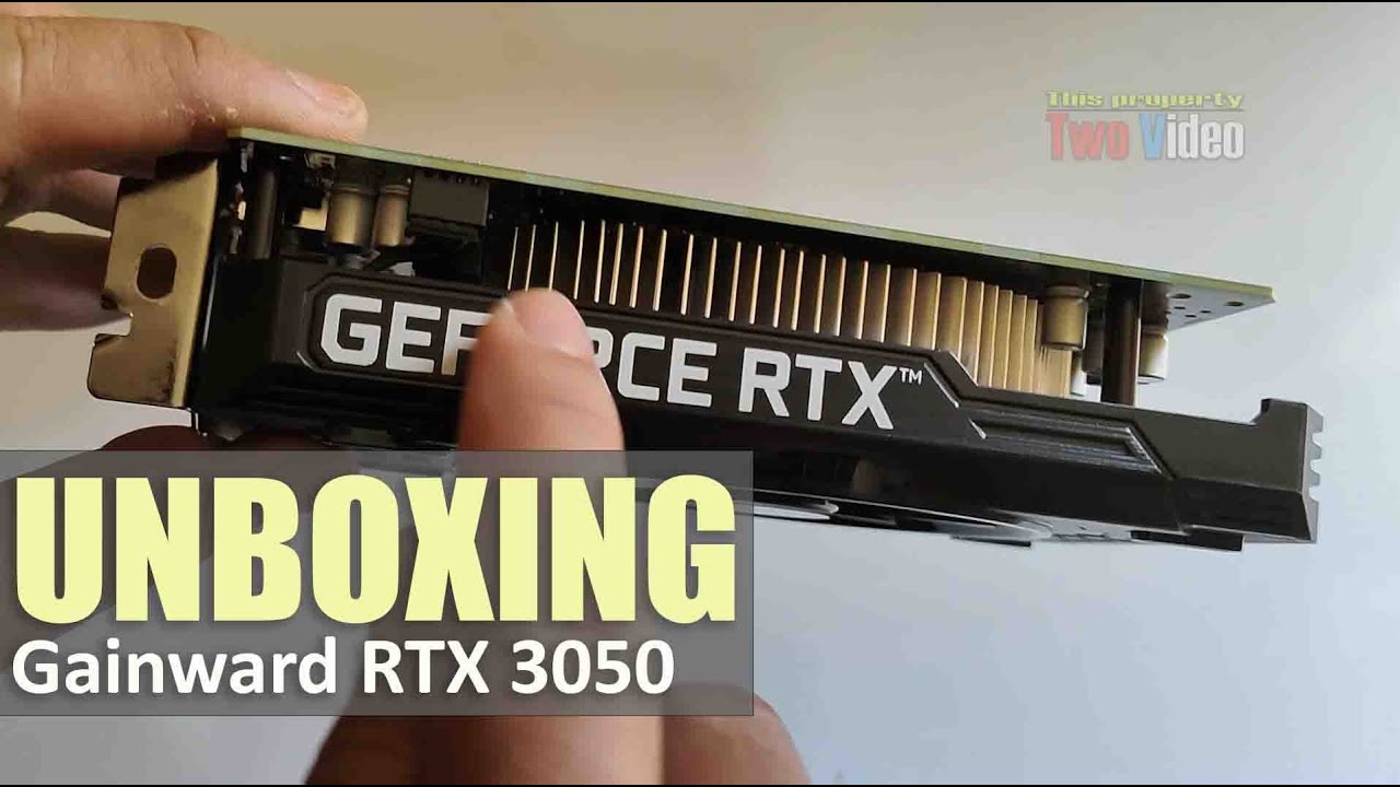 Gainward RTX 3050 Pegasus 6GB Unboxing | Mini RTX 3050 - YouTube