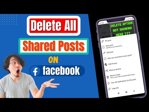 How To Delete All Facebook Shared Post 2023