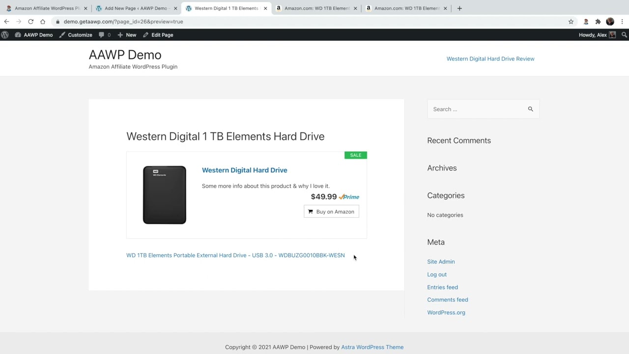 How To Use Amazon Affiliate WordPress Plugin (AAWP): A Walkthrough Video