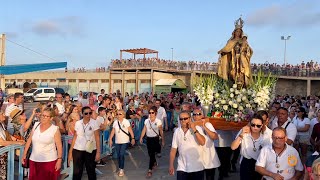 La Virgen del Carmen realiza su tradicional procesión marinera en Águilas