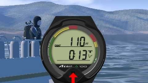 Aeris A100 Dive Computer: Diving