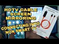 .tv cable screen mirroring  connecting into non smart tv  julie  jazmin