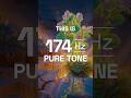 174 Hz Frequency Pure Tone for Pain Relief, Deep Grounding & Energetic Stability