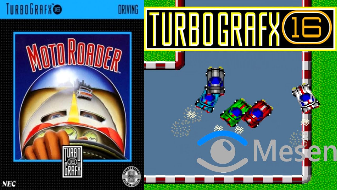 Moto Roader (1989) NEC TurboGrafx-16 / PC Engine Gameplay in HD (Mesen)